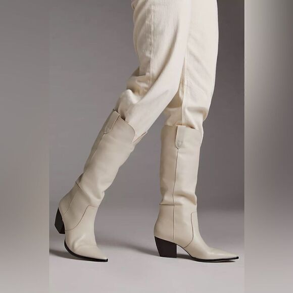 ANTHROPOLOGIE MATISSE STELLA KNEE HIGH WESTERN BOOTS - Picture 4 of 7